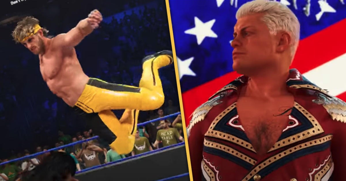 WWE 2K23's New Gameplay Trailer Features Cody Rhodes, Logan
Paul, and More