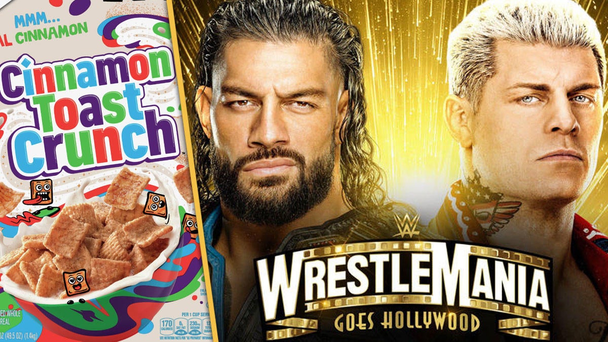 WWE Teases Cinnamon Toast Crunch Match at WrestleMania 39