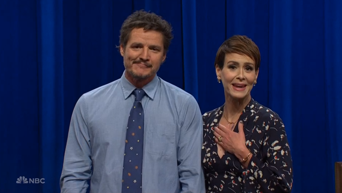 SNL: Sarah Paulson Makes Surprise Appearance During Pedro Pascal Episode