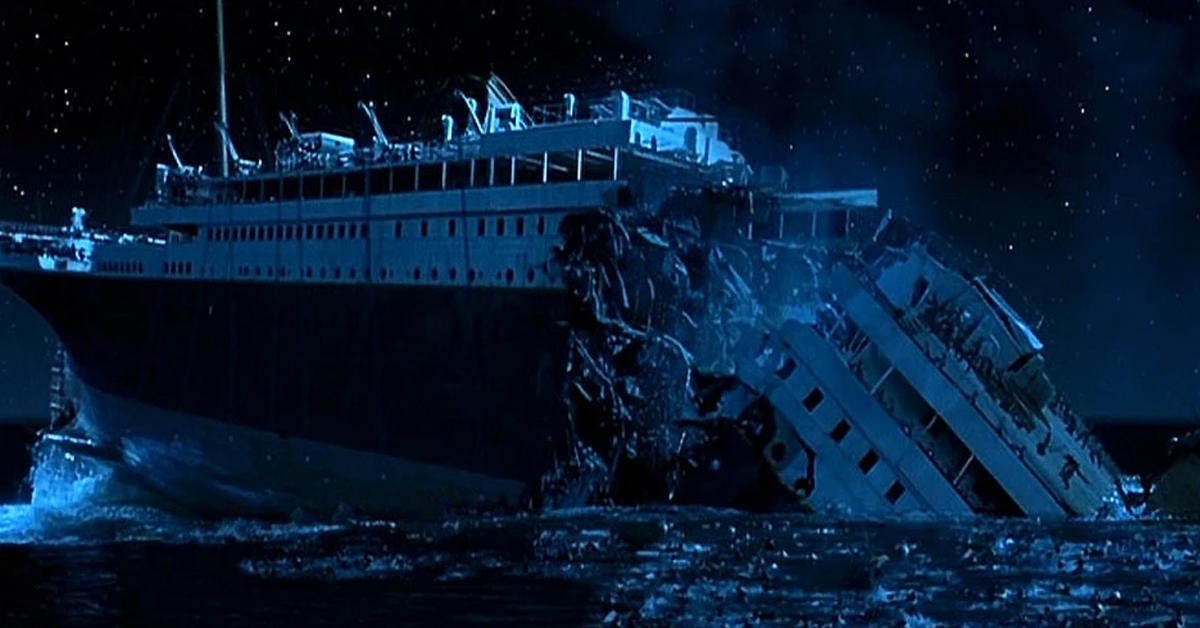 titanic ship sinking movie