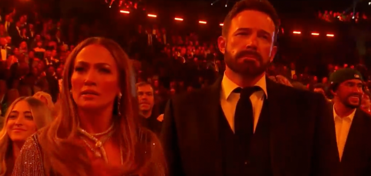 Ben Affleck Looks Miserable At The Grammy Awards