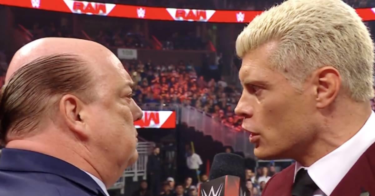 Paul Heyman Takes Personal Shots At Cody Rhodes During WWE Raw Promo ...