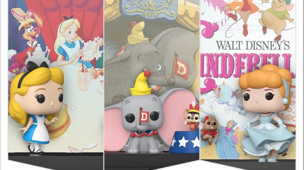 geroosterd brood vrijheid Slagschip Alice in Wonderland, Dumbo and Cinderella Funko Pop Movie Posters Join the  Disney 100 Collection