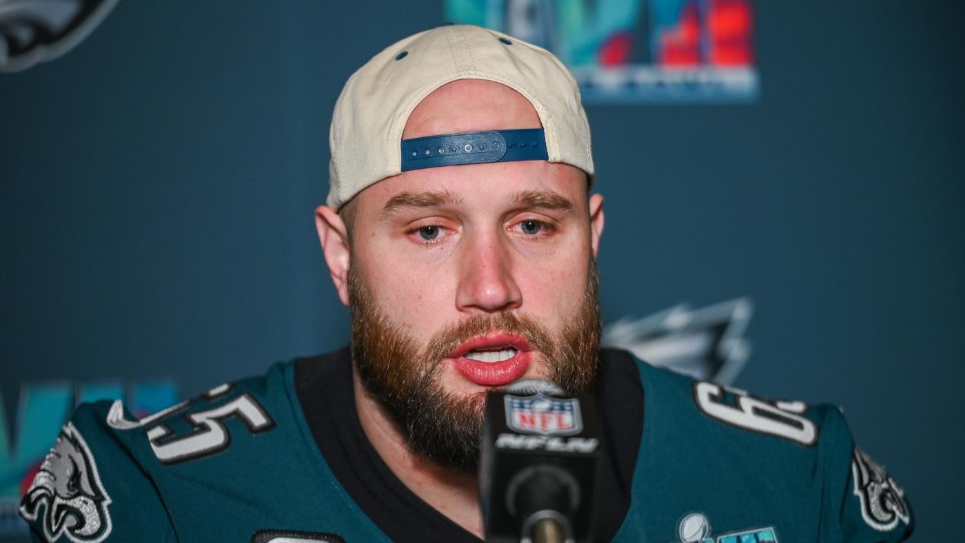 Super Bowl 57: Eagles All-Pro tackle Lane Johnson says he eats 5,500 calories a day to maintain massive frame