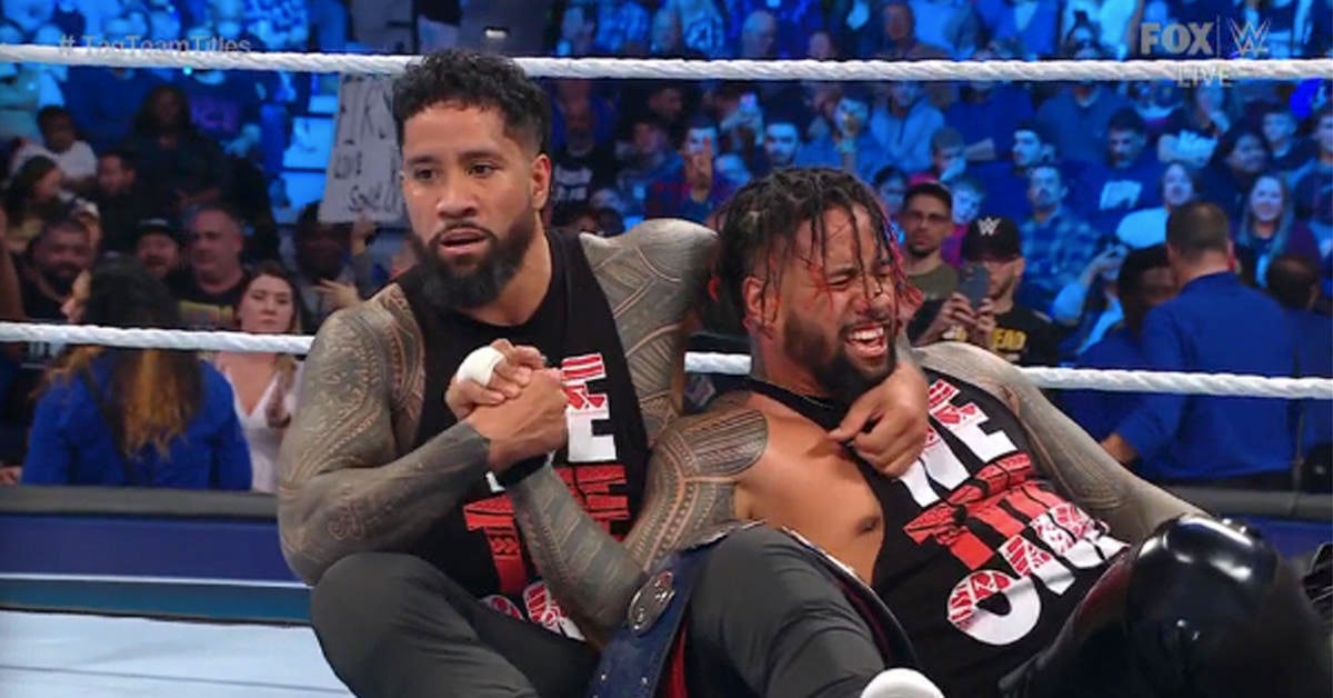 Jey Uso Returns To Wwe The Usos Retain Tag Team Titles On Smackdown 8387