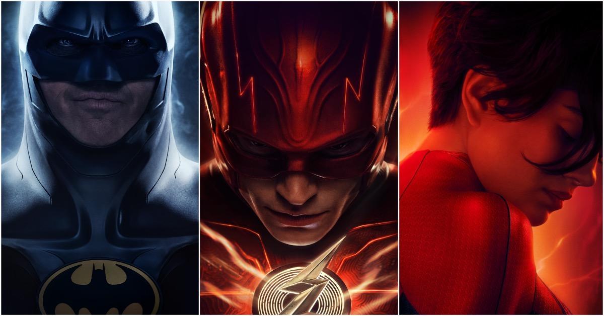 the-flash-movie-posters-ezra-miller-michael-keaton-batman-sasha-calle-supergirl