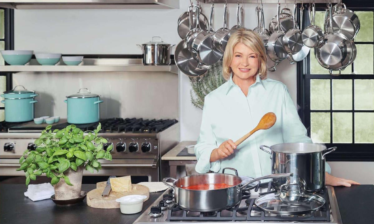Martha Stewart Chef Set, Stainless Steel, 8 Inch