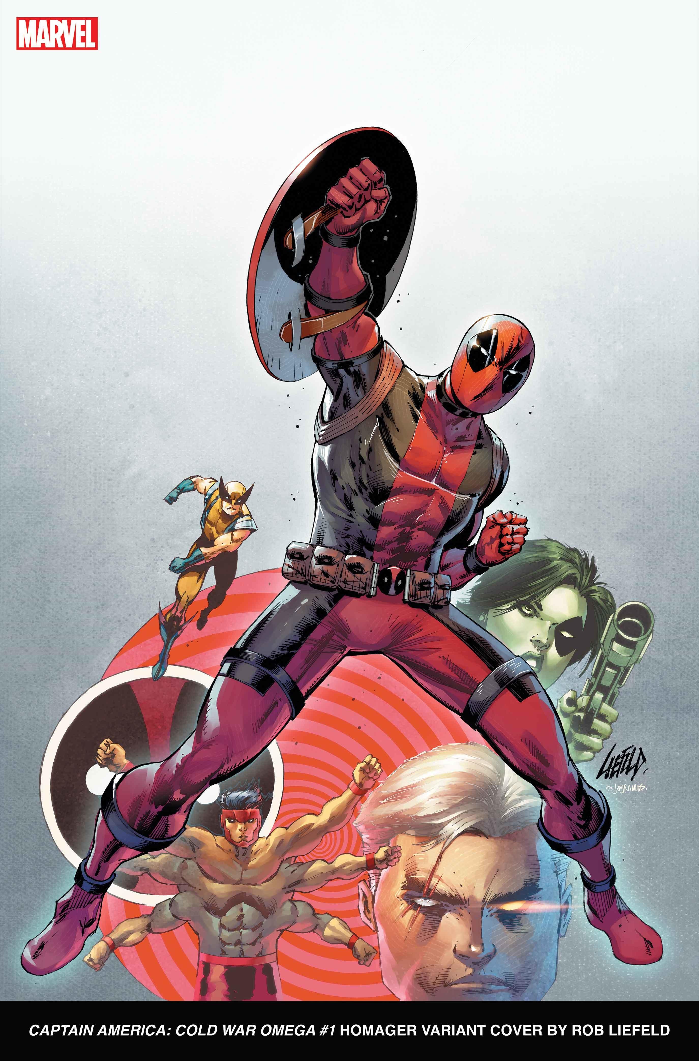 Rob Liefeld Homages Iconic Marvel Moments in Deadpool Variant Covers