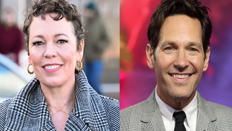 Paul Rudd Pranked by Olivia Colman Live on Air: 'I'm Sweating'