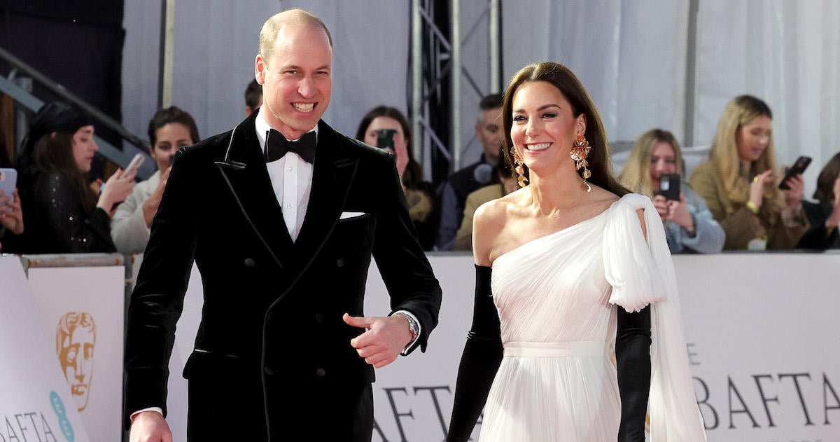 Kate Middleton Playfully Taps Prince William’s Butt on BAFTAs Red Carpet