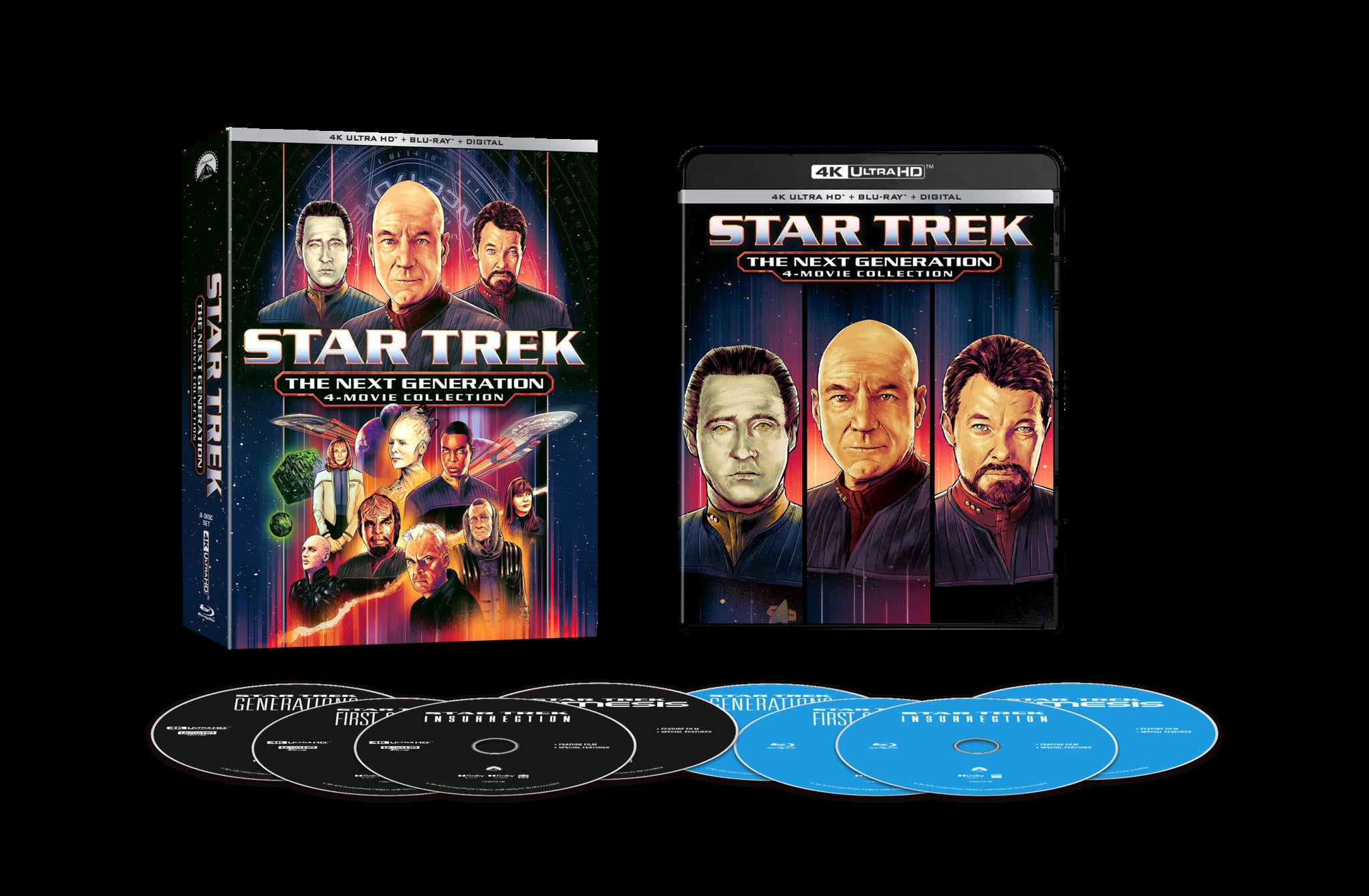 Star Trek: The Next Generation 4-Movie 4K Blu-ray Collection Is 37