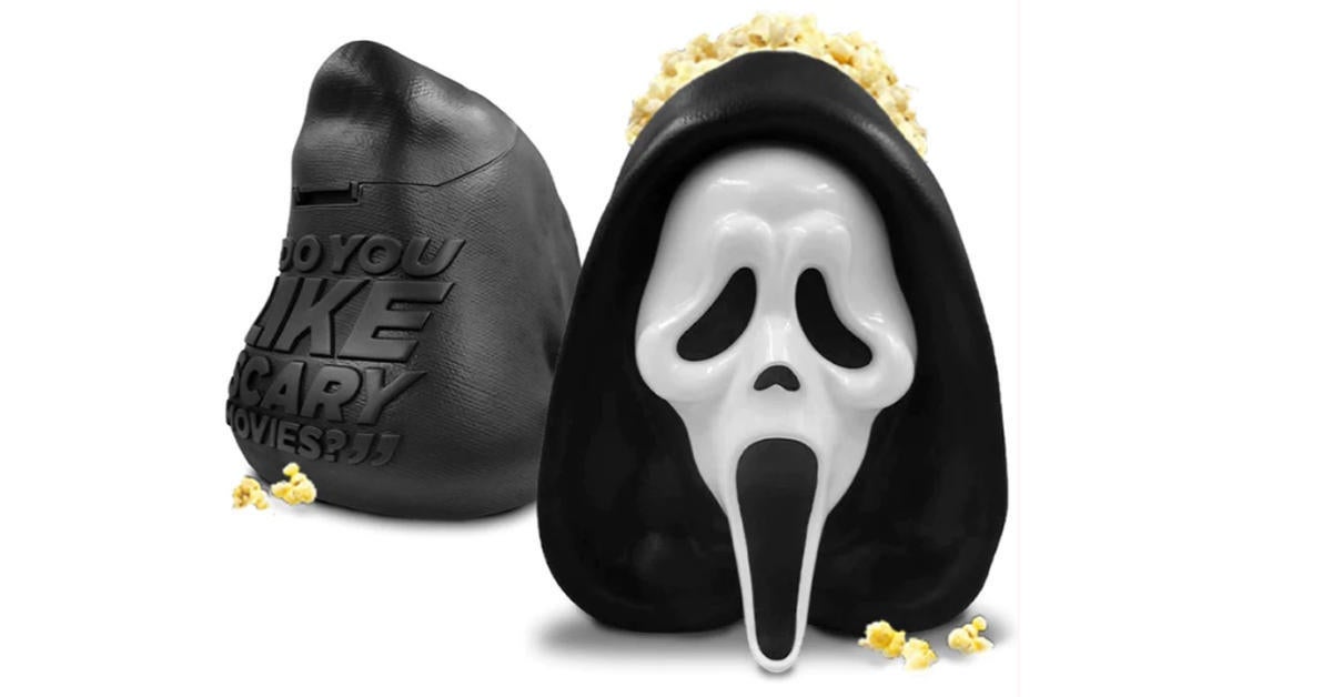Cinnemark Ghostface Popcorn Bucket, Drink Holder and Plushie Review! I  Scream 6 Promo Items 