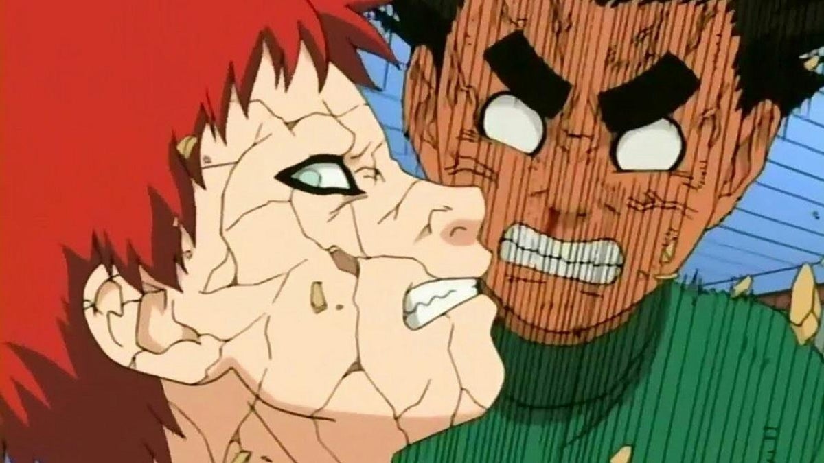 gaara and rock lee