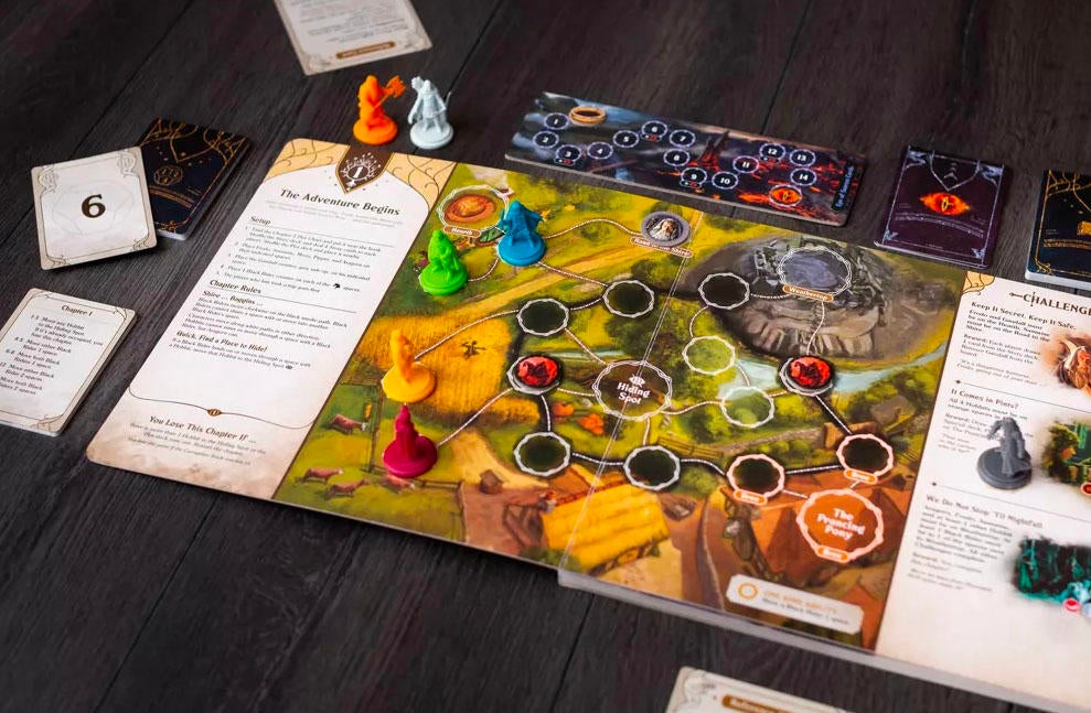 The Lord of the Rings Adventure Book Game Review - Board Game Quest