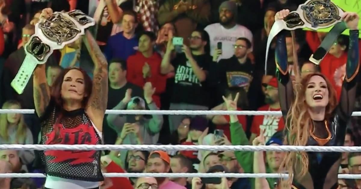 WWE's Becky Lynch, Lita make history in Tag Team Title win