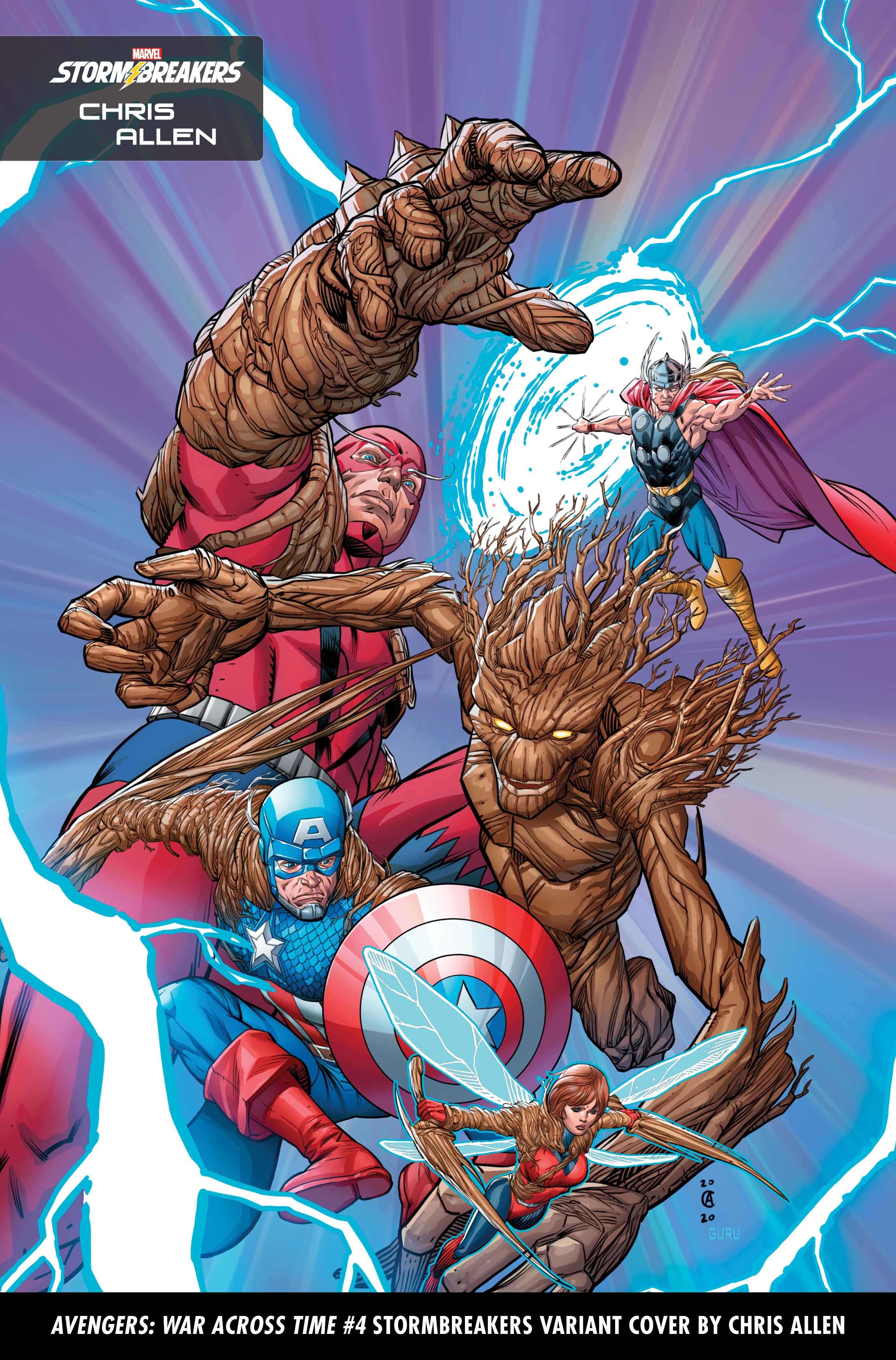 Groot Teams Up With the Marvel Universe on Stormbreakers Variant Covers