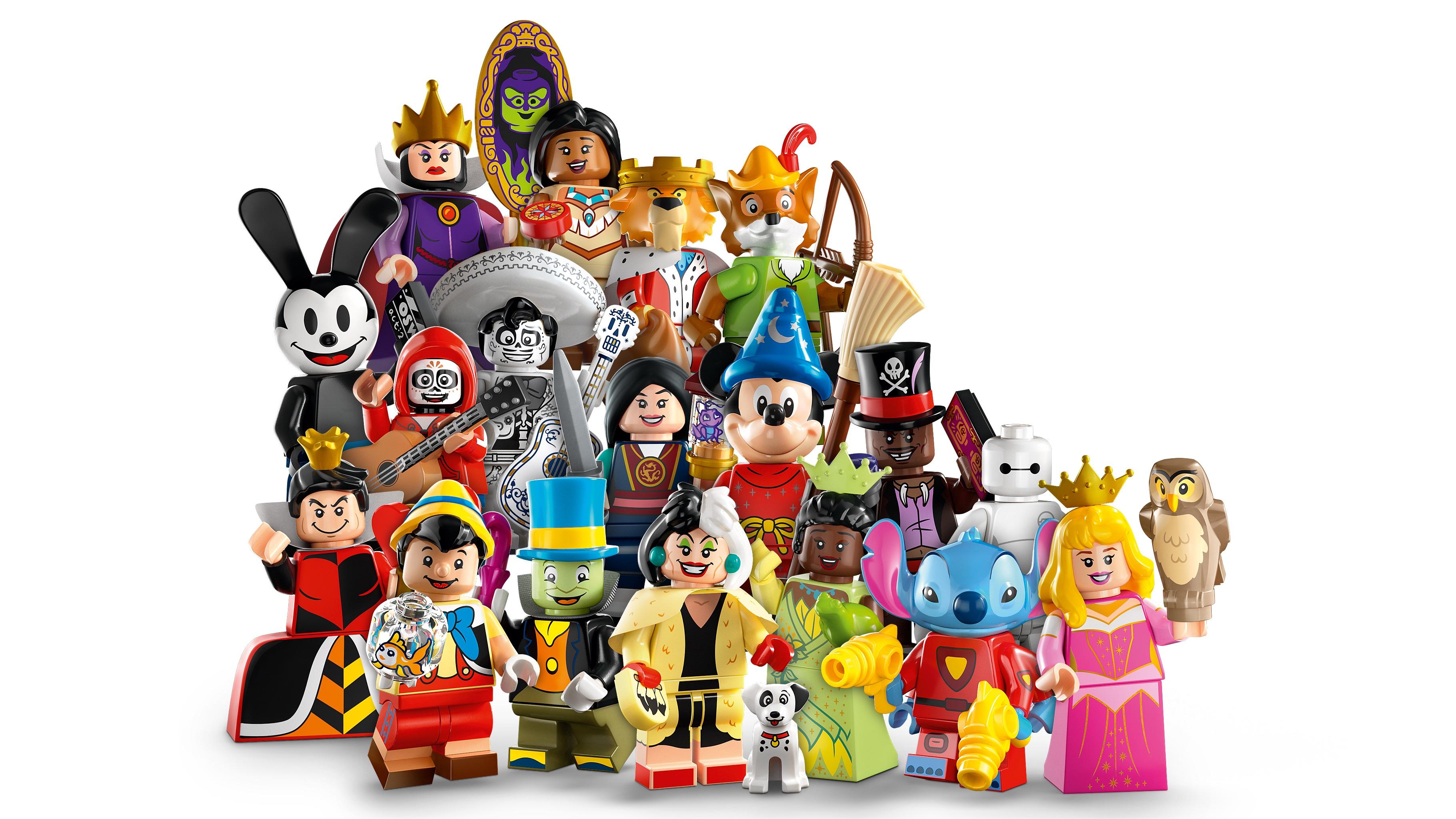 Lego disney deals minifigures release date