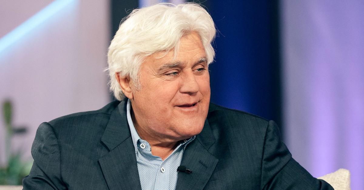 Jay Leno Jokes About His "Brand New Face" After Garage Fire