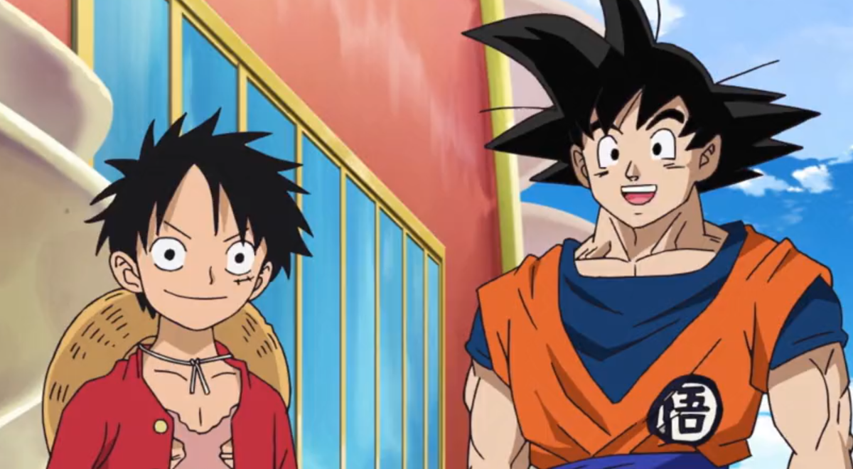 Dragon Ball x One Piece manga turns Luffy & Goku into best friends