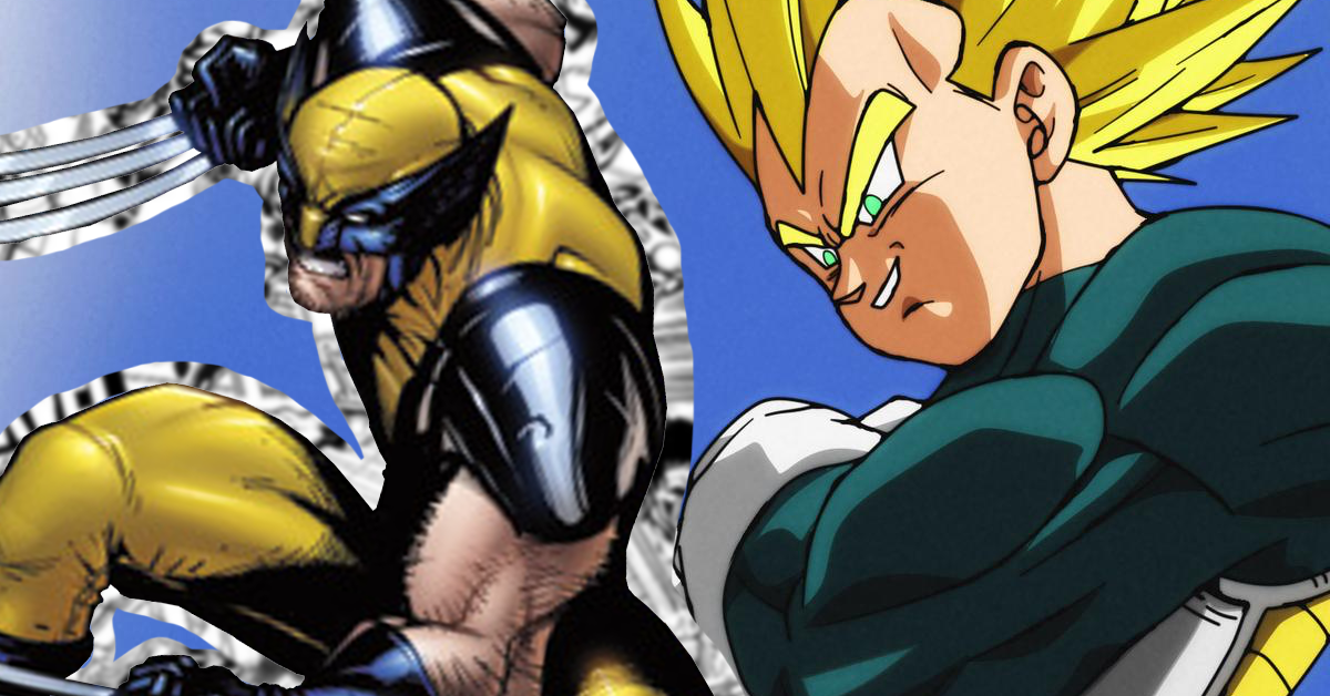 Artista mostra confronto entre Vegeta, de Dragon Ball, e Wolverine de X-Men