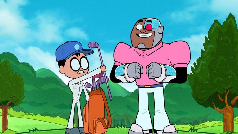'Teen Titans Go!': Robin and Cyborg Show off Golf Skills in Exclusive Clip