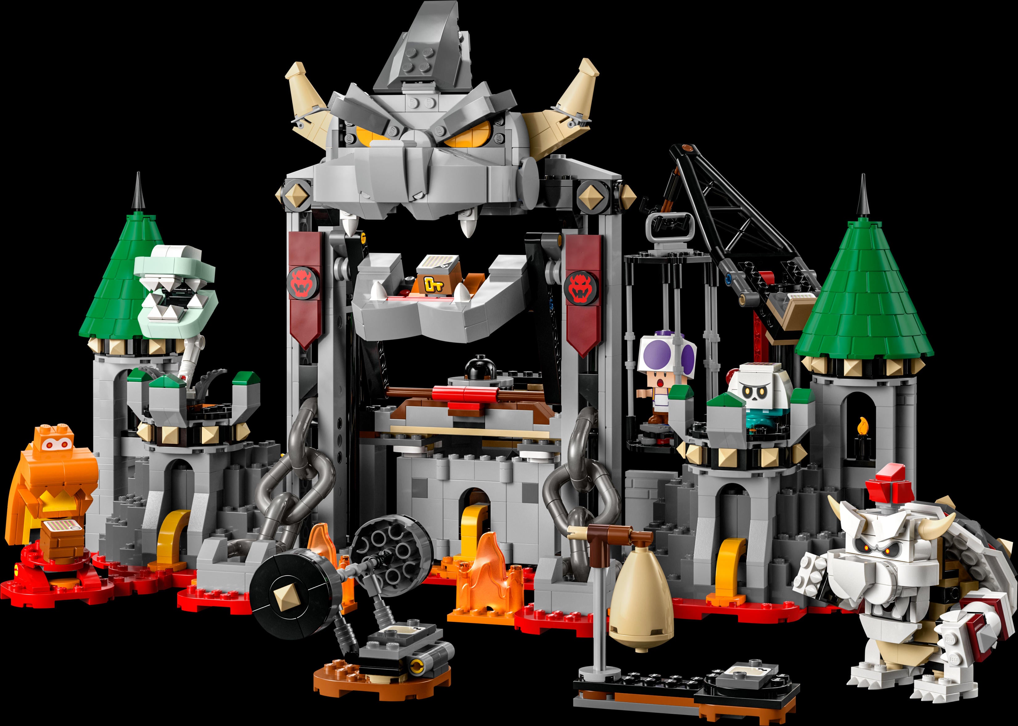 Mario lego bowser discount set