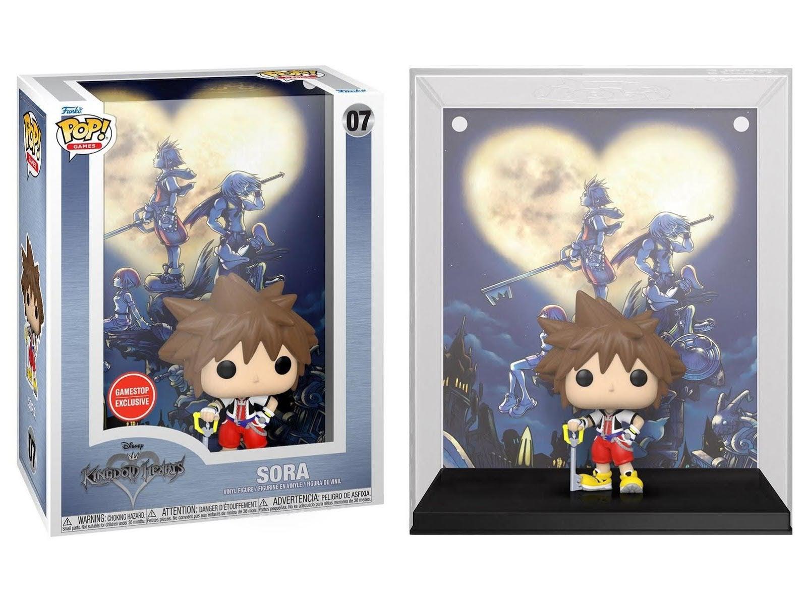 Hearts Sora Game Cover Funko Pop Exclusive Up for Pre-Order