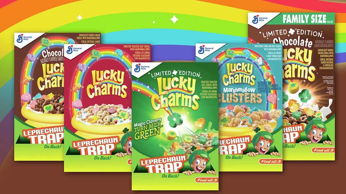 Lucky Charms Unveils St. Patrick's Day Cereals
