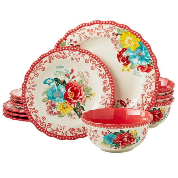  The Bake Shop Pioneer Woman Small 1.5 Quart Slow Cooker 2 Pack  Set Sweet Romance Floral and Gingham, multi: Home & Kitchen