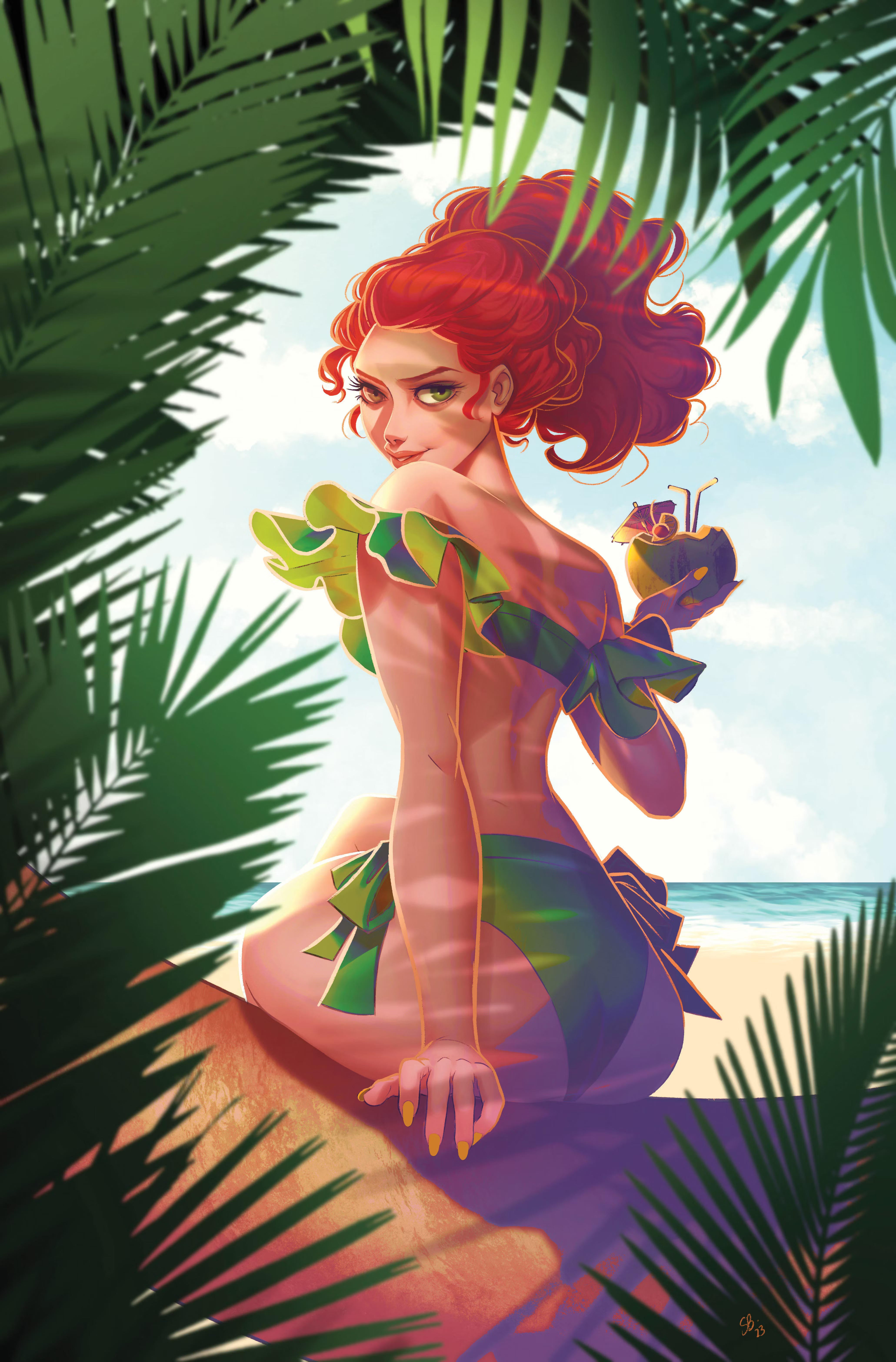 DC s Swimsuit Variant Covers Spotlight Batman Poison Ivy and More