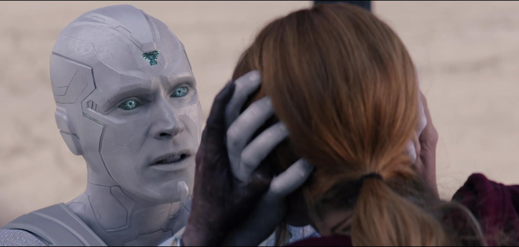 white-vision-tries-to-kill-wanda.jpg WandaVision Spinoff Vision Quest Gets New Update for Disney+