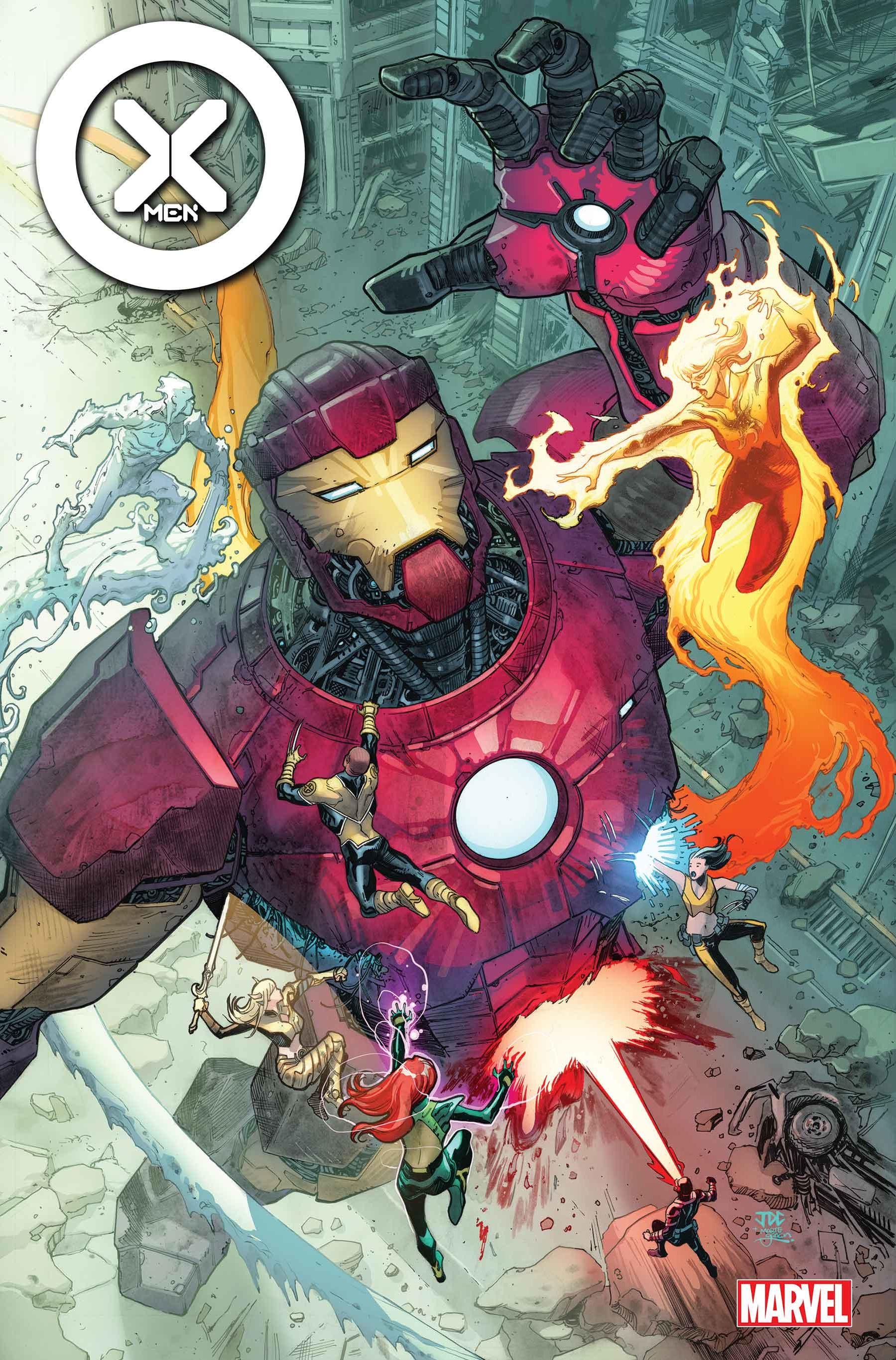 Marvel Teases Stark Sentinels in X-Men and Invincible Iron Man