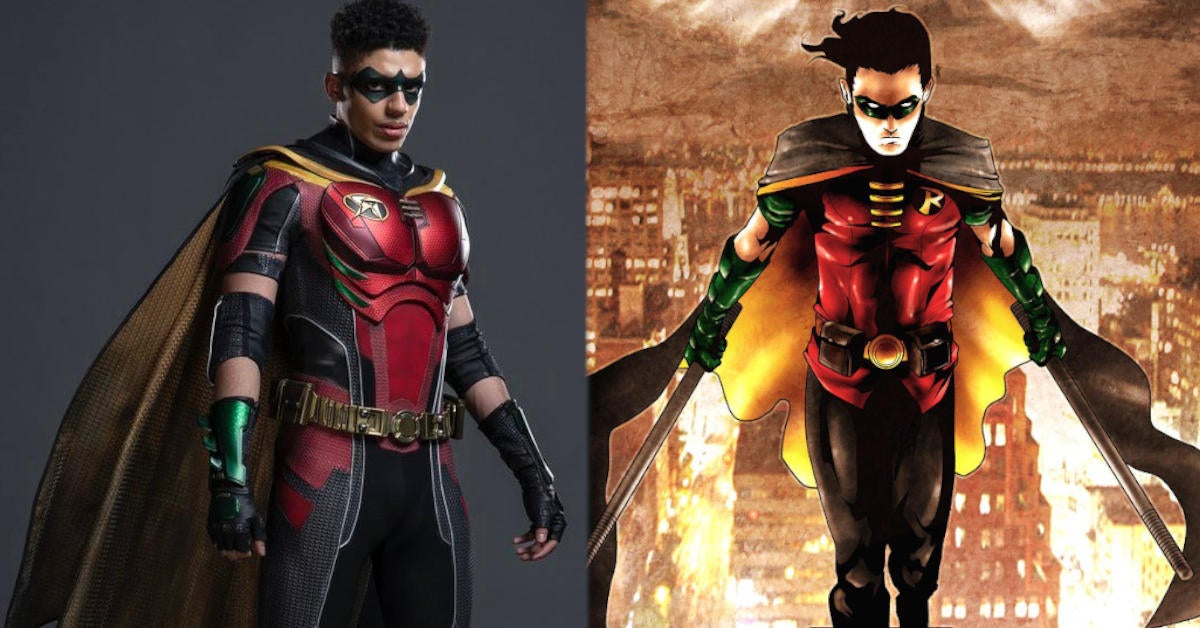 plex  Arte Conceptual del Traje de Robin/Tim Drake (Jay Lycurgo) en la Cuarta  Temporada (Parte 2) de Titans