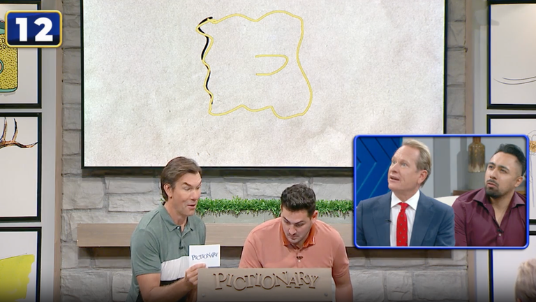 'Queer Eye' Alum Carson Kressley Gets 'Spongy' Clue in 'Pictionary' Exclusive Clip
