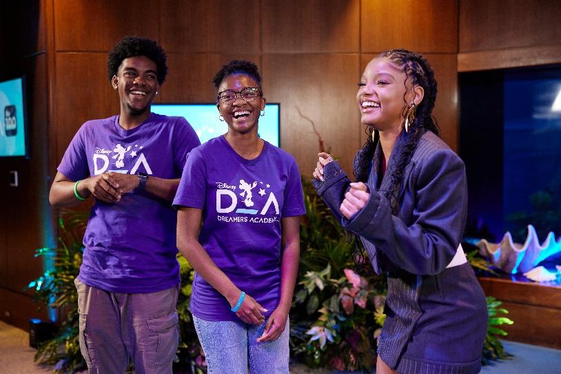 Halle Bailey With Disney Dreamers Academy 2023
