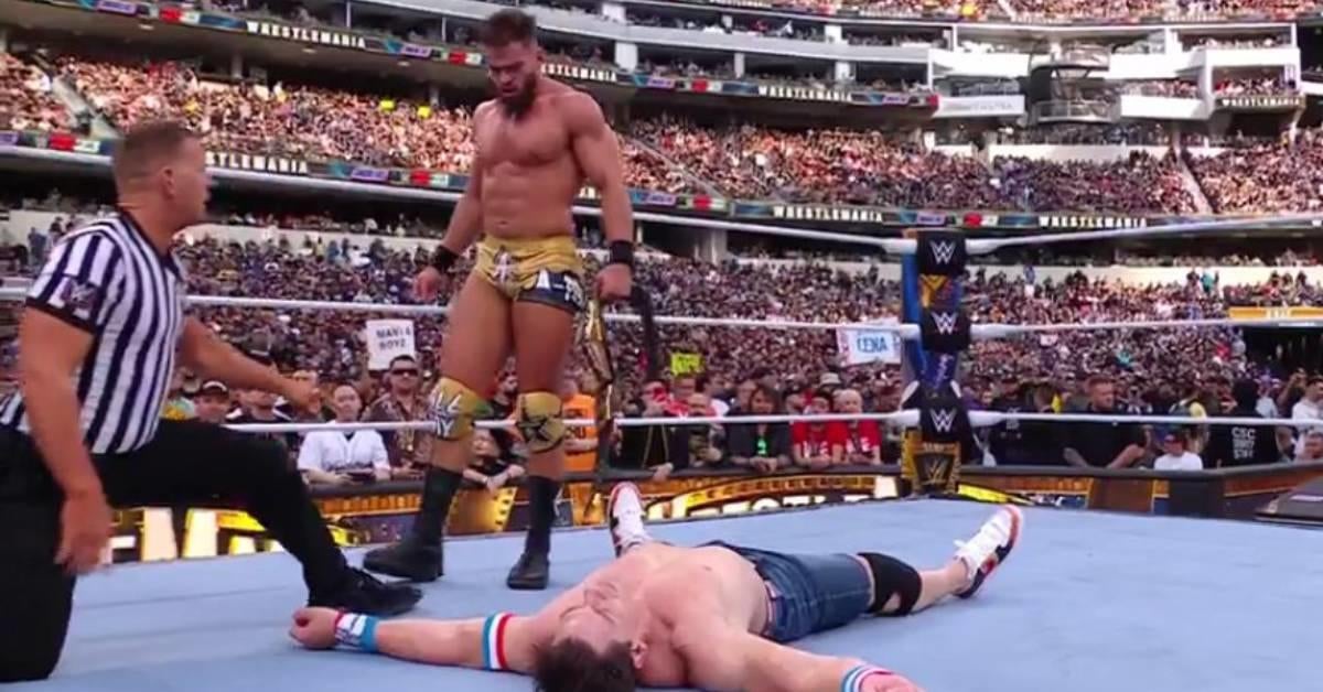 austin-theory-john-cena-wrestlemania