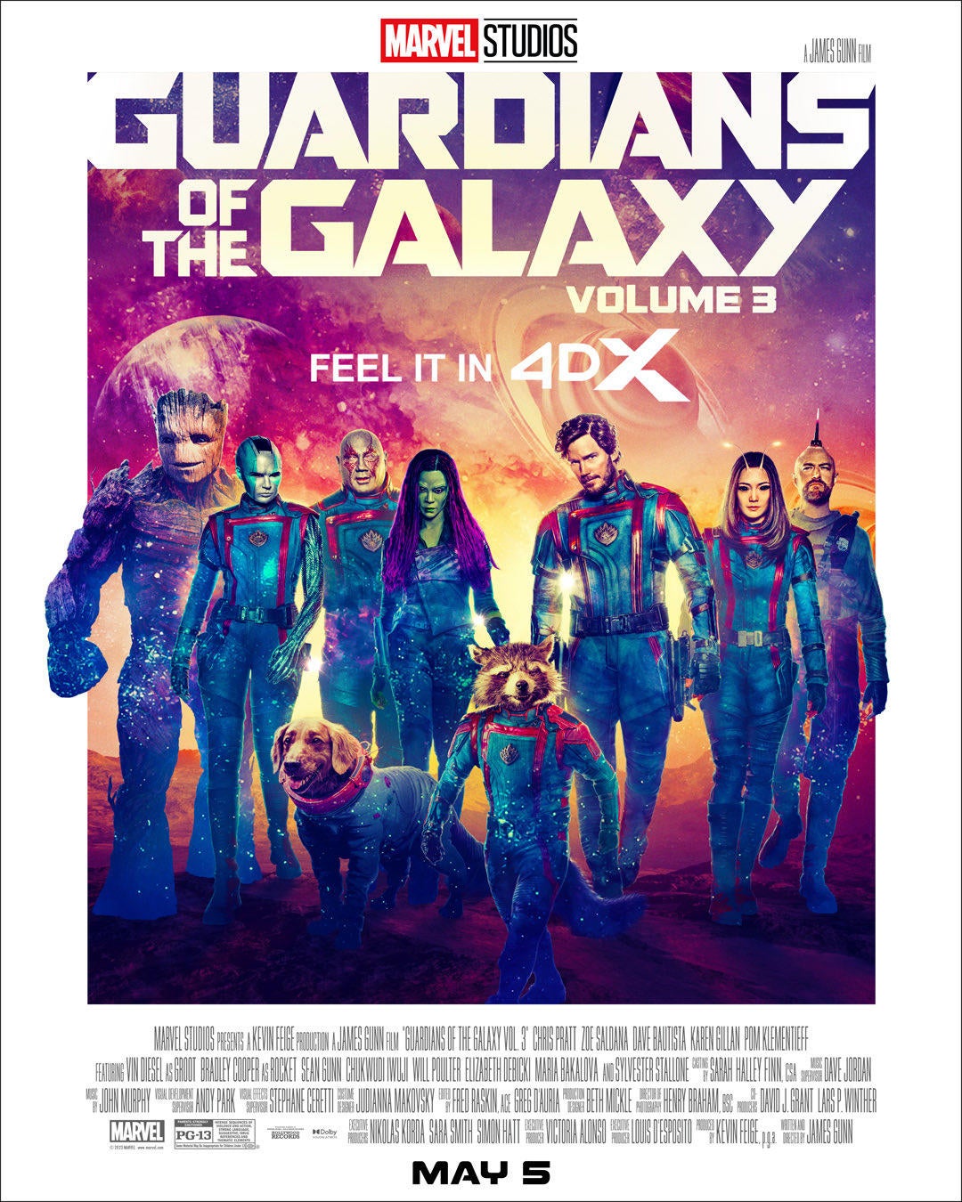 guardians of the galaxy movie poster 2022 official