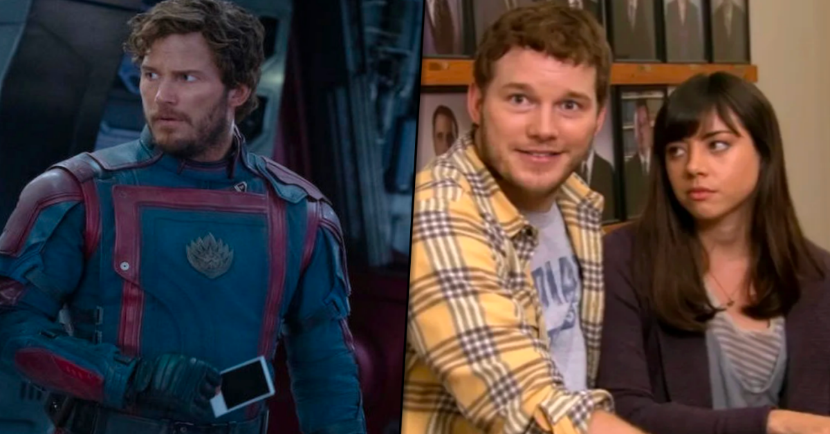Chris Pratt Reacts to Parks and Rec Co-Star Aubrey Plaza's Marvel Role