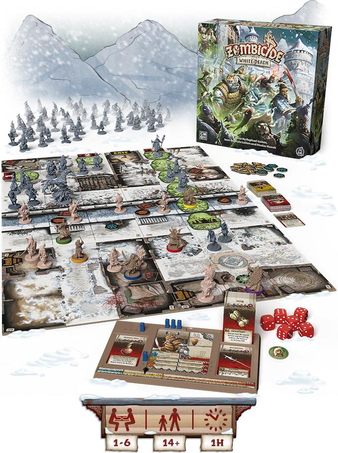 Zombicide White Death Launches and Soars Past Funding Goal on Kickstarter