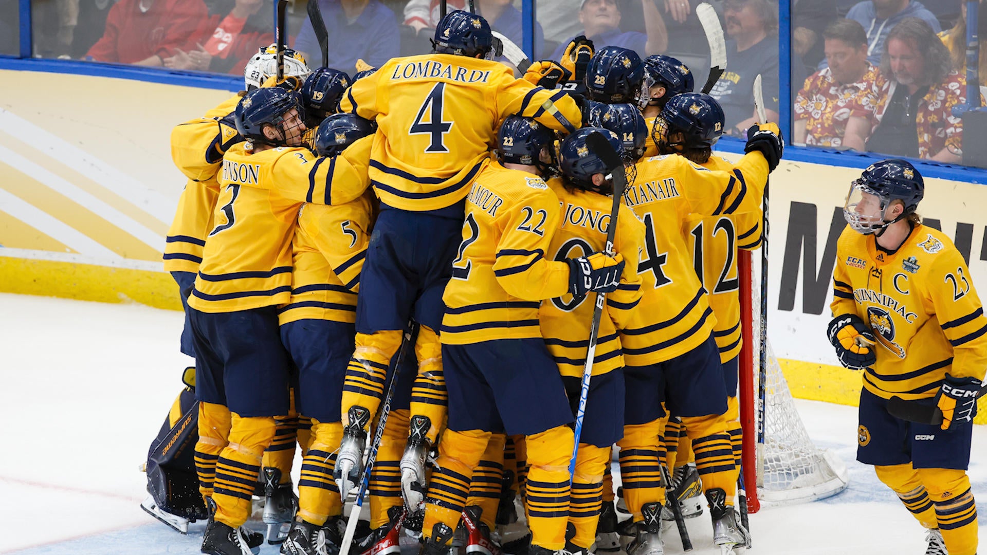 Frozen Four Highlights No. 2 Quinnipiac vs No. 3 Michigan Live Stream