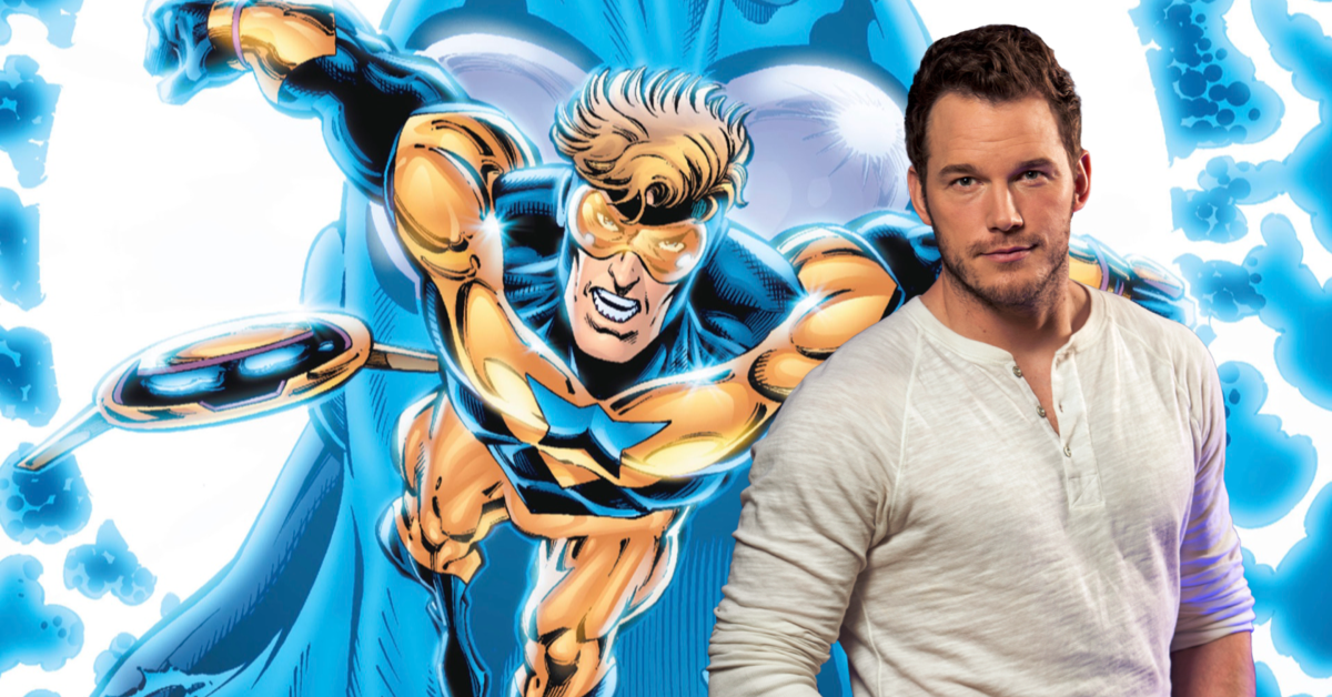 Booster Gold Fan Artwork Transforms Guardians of the Galaxy Star Chris Pratt Into DCU Character