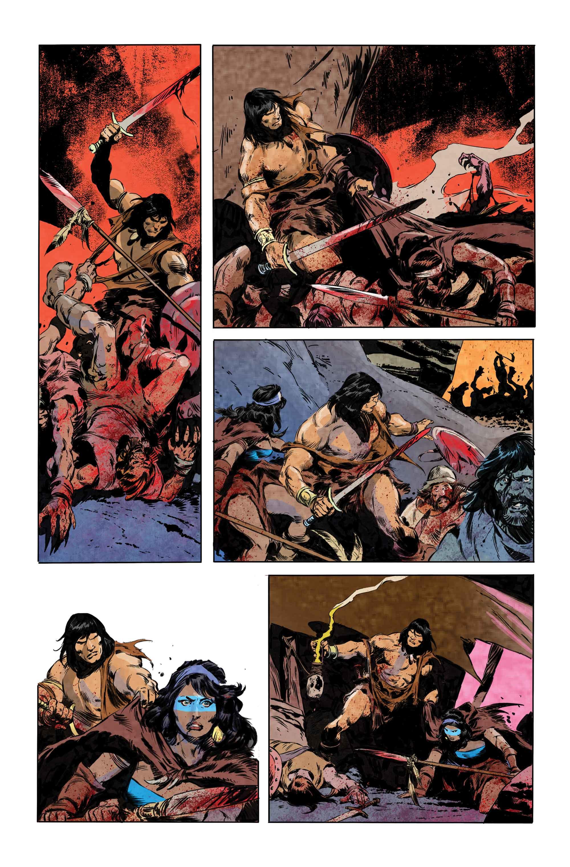 Conan the Barbarian #1 Cover and Interior Art Revealed by Titan Comics 