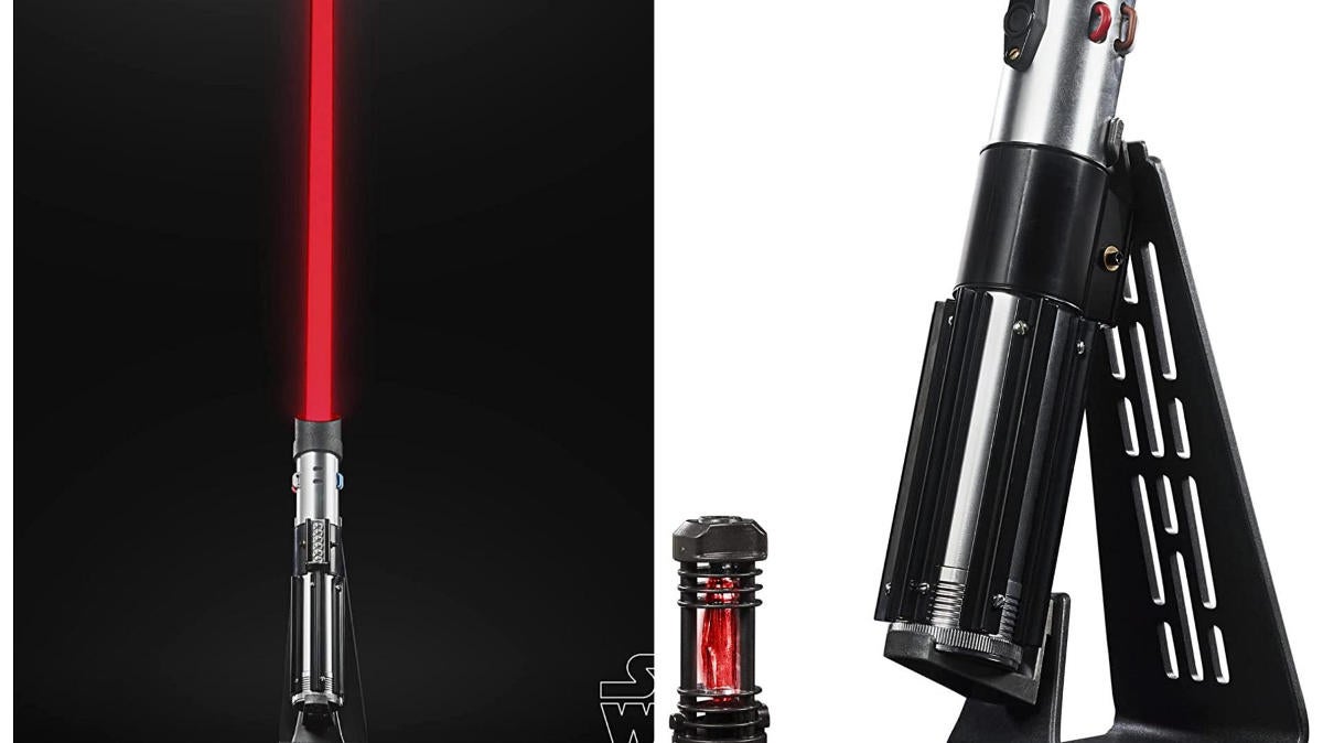 Star Wars Deal: Black Series Darth Vader Force FX Elite Lightsaber Is ...