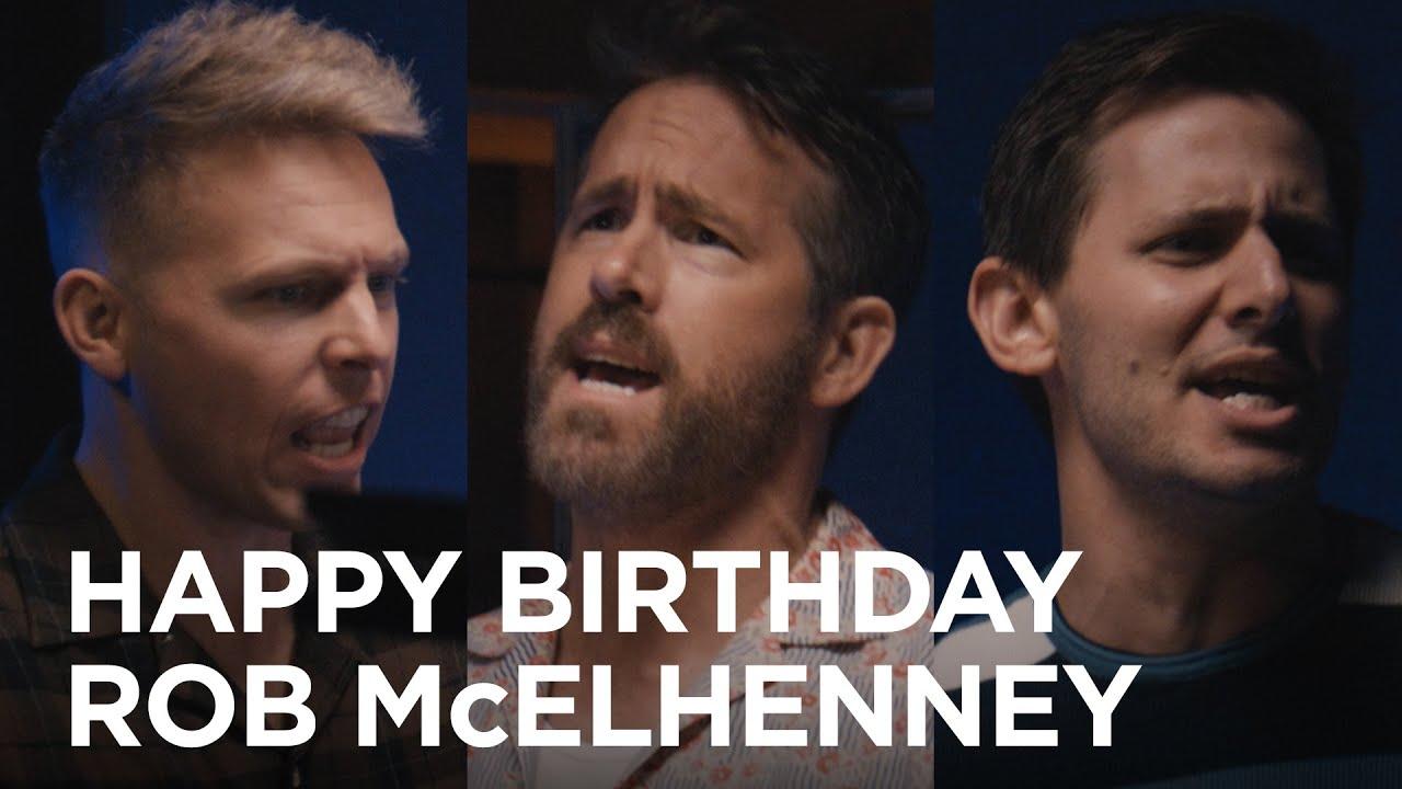 Watch Ryan Reynolds Wishes Wrexham Co Owner Rob Mcelhenney Happy Birthday With Hilarious Video 