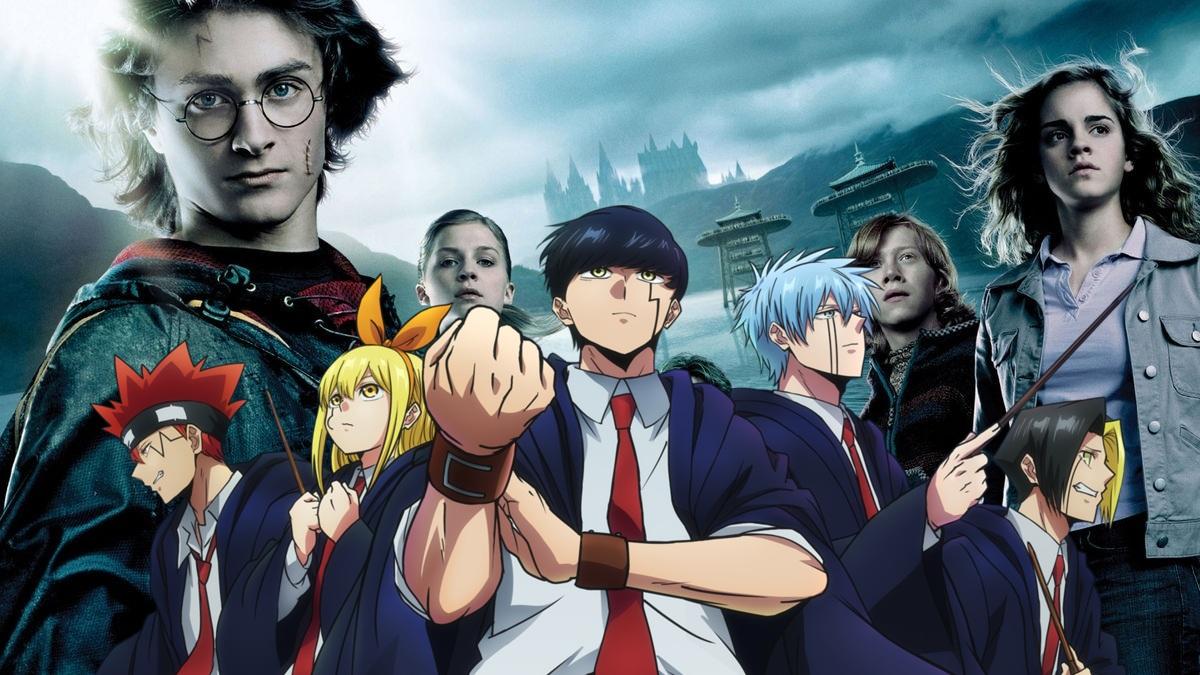 HARRY POTTER VIROU ANIME?! MASHLE: MAGIC AND MUSCLES Episódio 1 REACT 