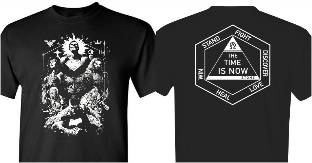 Zack Snyder Releases SnyderVerse Trilogy Event Shirt for Charity