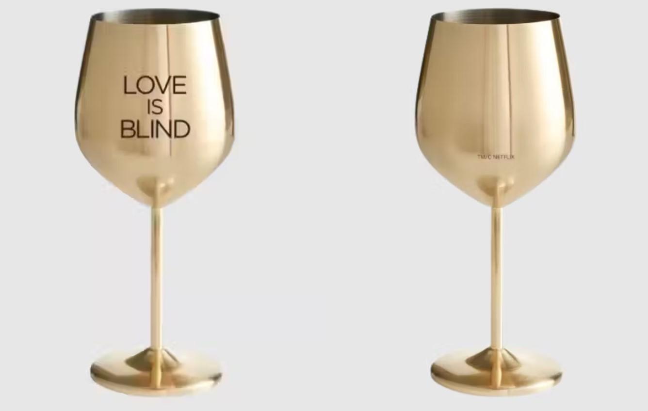 You Can Get the Gold Wine Glasses from 'Love is Blind' on Amazon