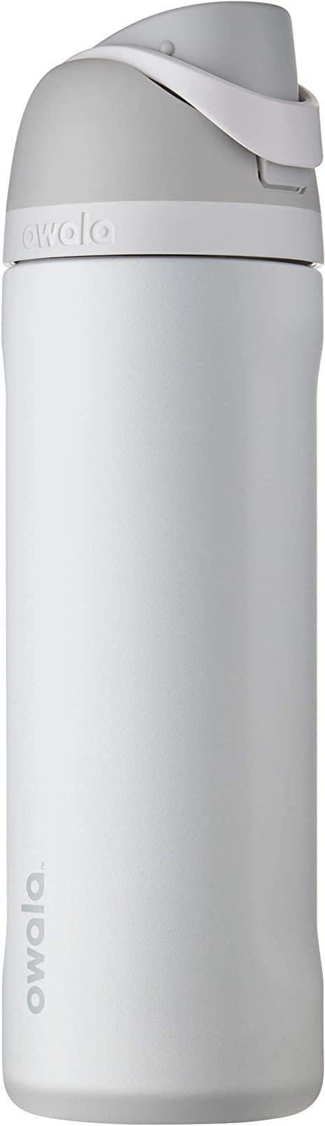 Owala FreeSip Stainless Steel Water Bottle - Shy Marshmallow White, 32 oz -  Foods Co.
