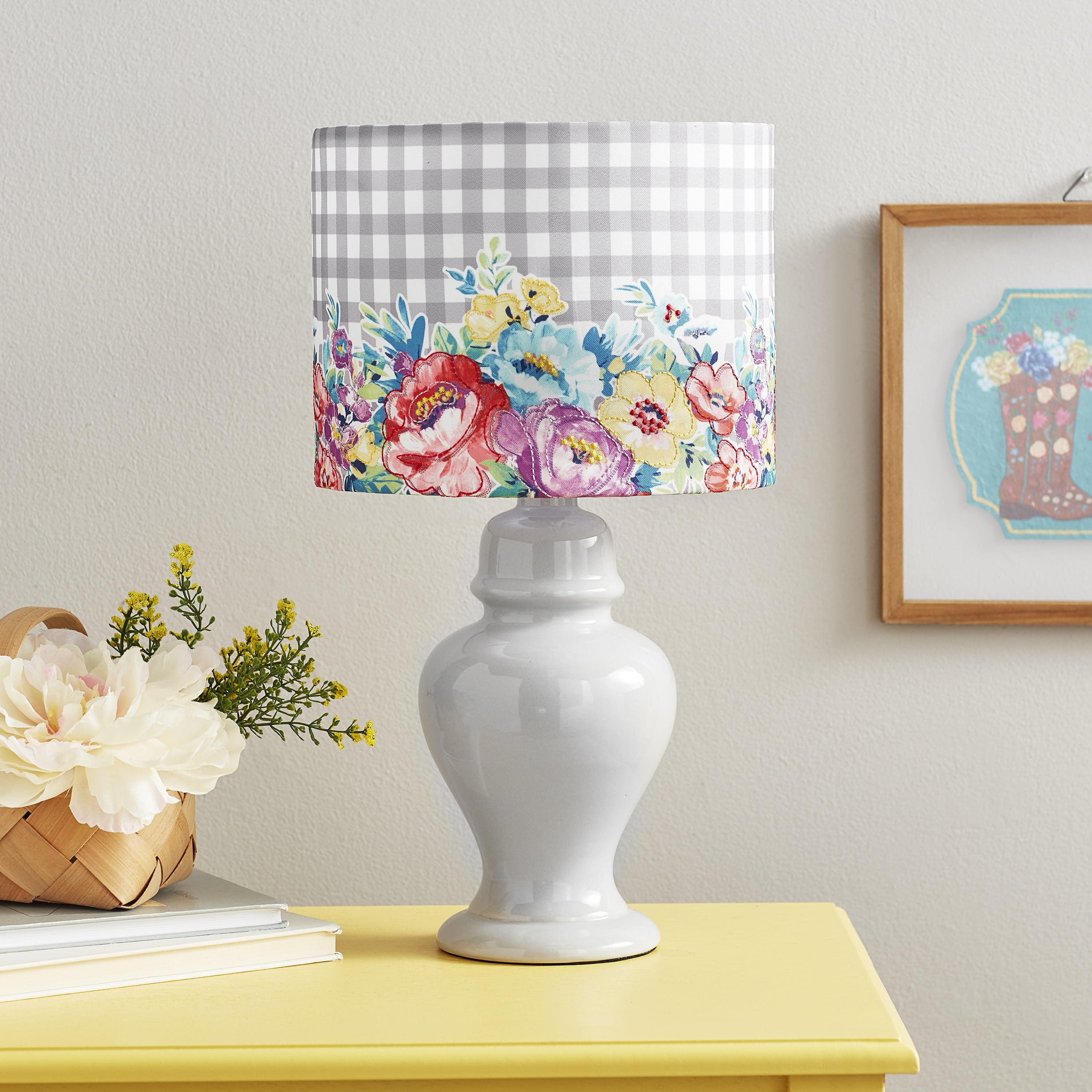 Walmart lamp deals shades gray