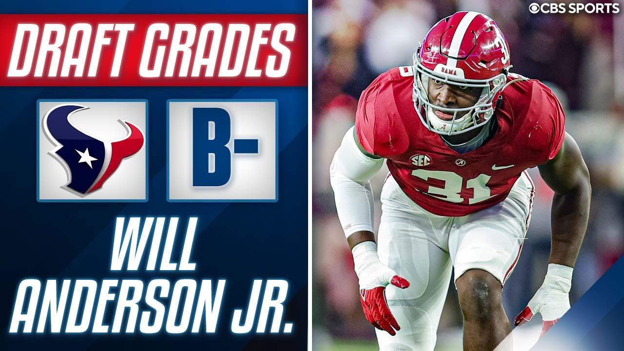 2023 NFL Draft Grades Texans Trade Up For Will Anderson Jr. No. 3
